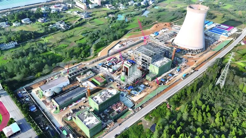 助推能源發展 助力西部開發┃重慶涪陵燃機熱電聯產項目EPC總承包項目保溫油漆工程已近尾聲